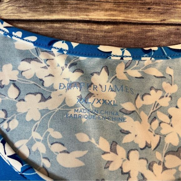Draper James Blue Floral Tank Dress, Size XXL/XXXL - Picture 5 of 7